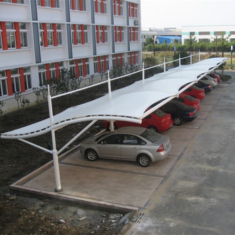 廠家供應(yīng)鋼結(jié)構(gòu)拉膜汽車景觀雨篷&middot;高檔停車蓬
