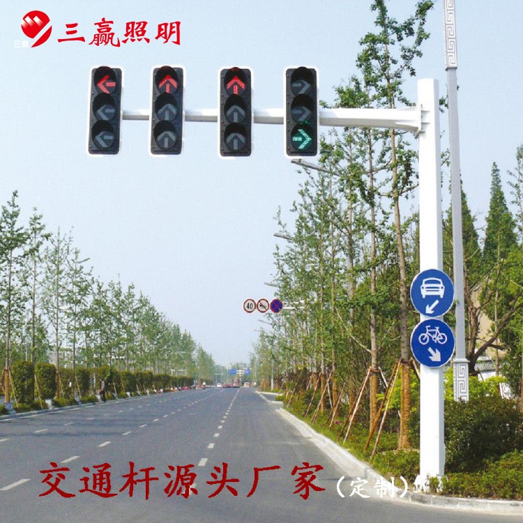 三贏 定制交通桿道路限高龍門架 公路城鎮(zhèn)高速路LED交通信號桿