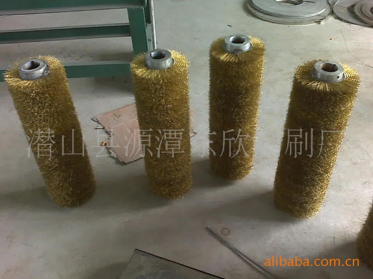 鋼絲刷|坡面鋼絲刷|固定桿平型鋼絲刷|銅絲刷輥