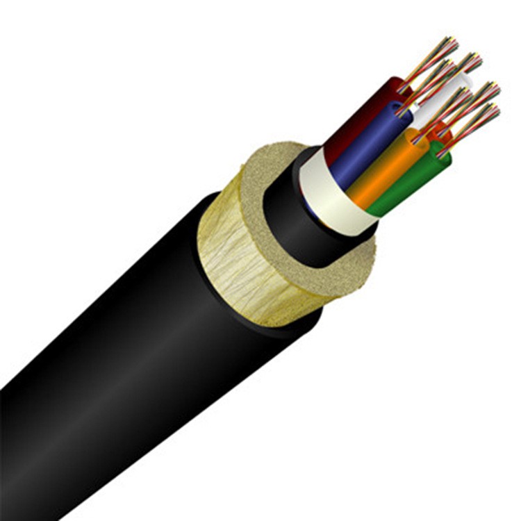 ADSS光纜 24芯室外全介質電力光纖光纜 非金屬frp加強件單模光纖