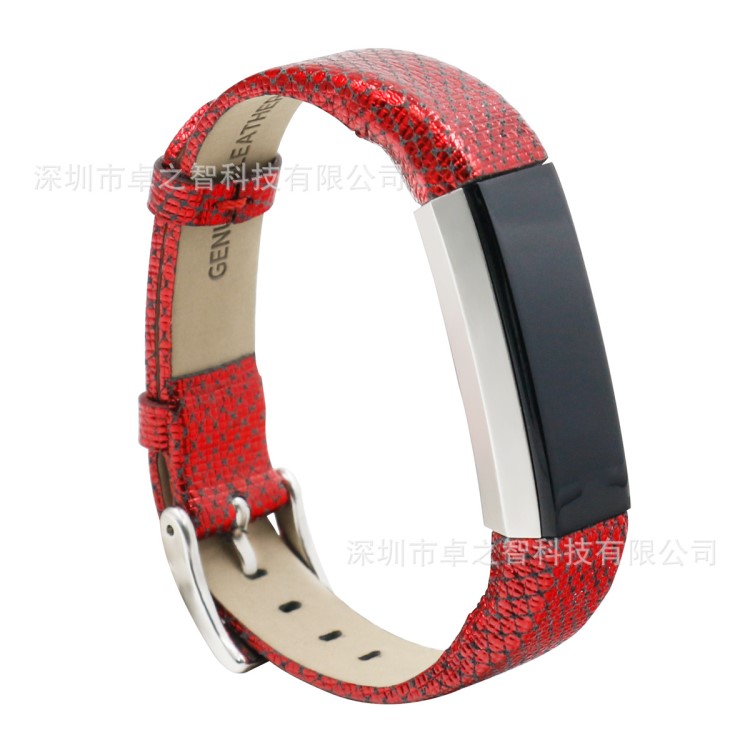 Fitbit alta hr智能手环腕带 牛皮表带 Fitbit alta hr真皮表带