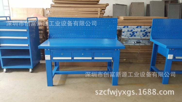車間用的鐵桌子生產(chǎn)廠家 維修工作桌價格 品檢工作桌定做