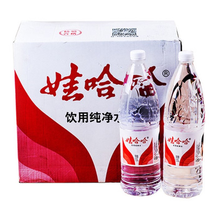 娃哈哈凈水 整箱批發(fā) 家庭天然飲用水 大瓶裝1.5L*12瓶/箱