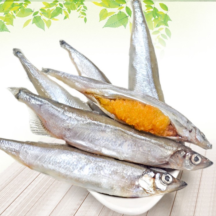 多春魚加拿大深海魚燒烤食材滿籽海鮮水產(chǎn)4條/170g