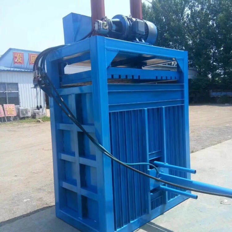 厂家液压打包机立式40吨废纸废纸箱垃圾打包机树叶树脂秸秆打扁机