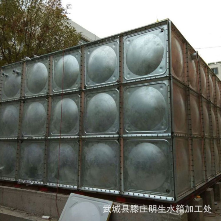 邯鄲消防水箱廠家加工定制鍍鋅水箱性能耐腐蝕