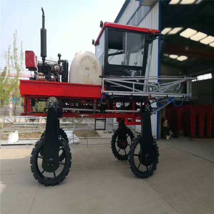 禹城亞泰機械全封閉式四輪噴藥機 四輪打藥機 （充氣輪胎）