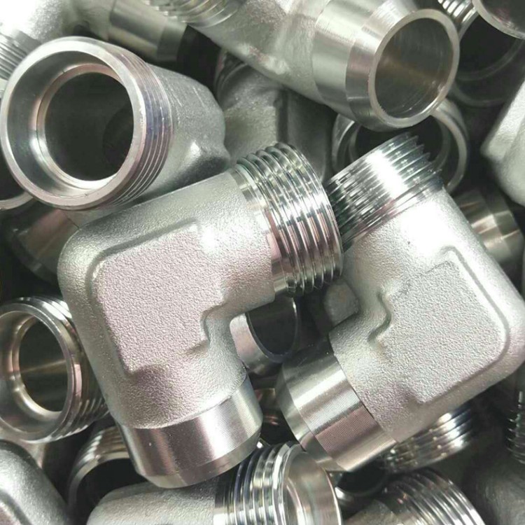 不銹鋼接頭304/316快速接頭氣管接頭氣動快插彎頭PC定做