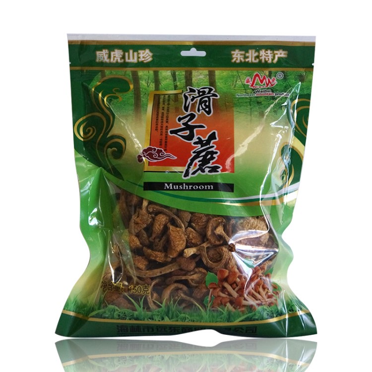 東北特產(chǎn)威虎菌菇滑子蘑蘑菇 食用菌干貨滑子菇黃蘑菇香菇