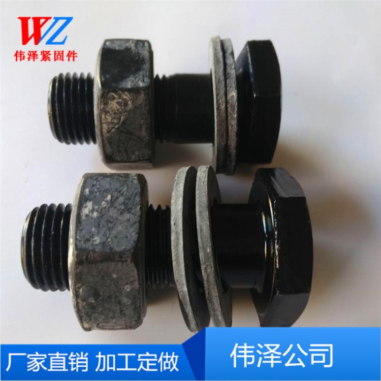 鋼結構10.9級大六角螺栓螺絲螺母20*80可配套