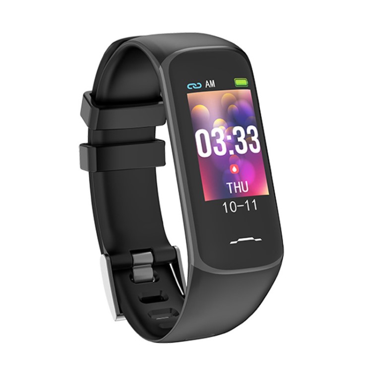 B2彩屏智能手環0.96英寸連續心率血壓睡眠運動軌跡來電拒接H Band