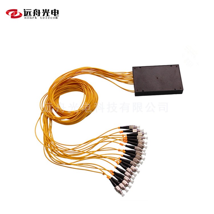 廠家批發 PLC尾纖式分光器2分16盒式分路器FC/UPC光纖盒分光