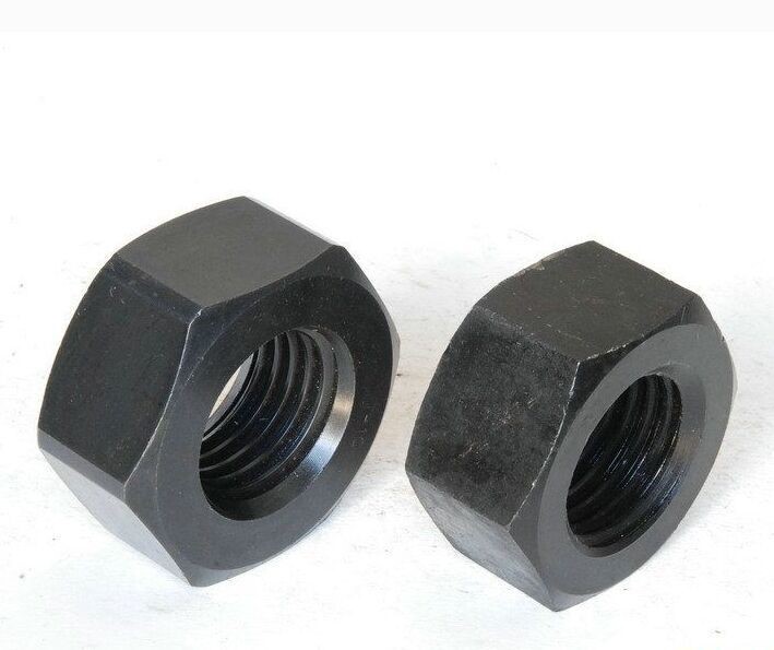 高强度gb6171发黑六角细牙螺母幼牙螺母m8*1 101214161820--m30*2