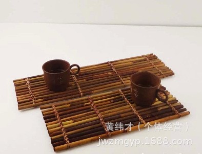 竹编 茶道竹排 竹木工艺品  茶道配件