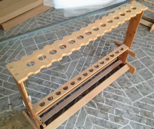 批發(fā)外貿(mào)精品 魚竿抄網(wǎng) 展示架 擺放架 竹制