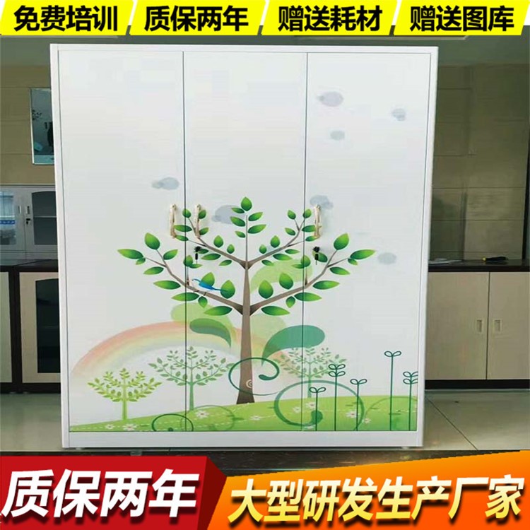 浙江推拉移門數(shù)碼印花機 金屬不銹鋼衣柜門個性定制UV平板打印機