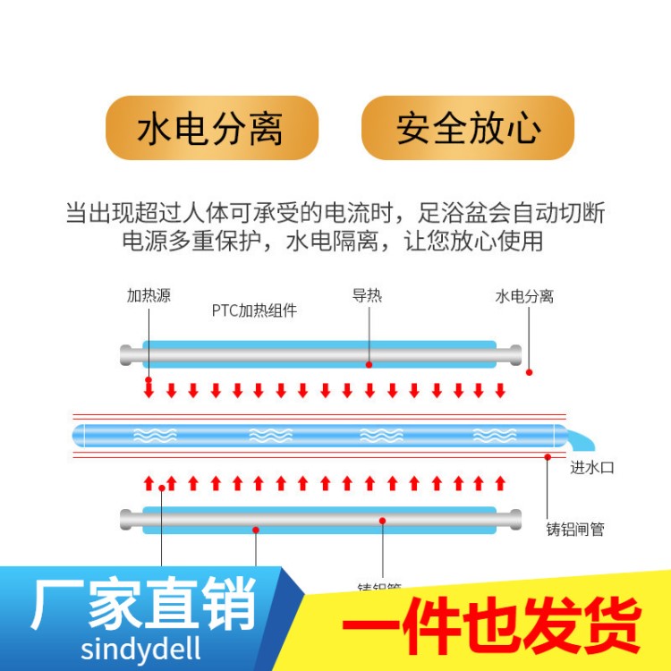 泡洗腳器恒溫小型浴盆電加熱家用足底療機(jī)按摩全自動(dòng)沐足深桶浴足