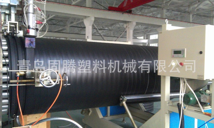 HDPE雙平壁鋼帶纏繞管設(shè)備生產(chǎn)線HDPE鋼塑管設(shè)備纏繞管生產(chǎn)線