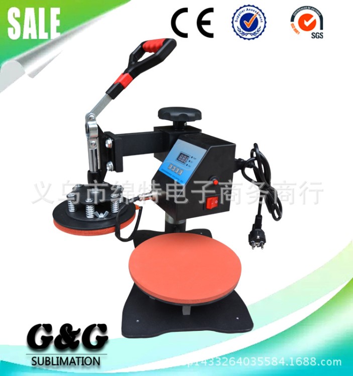 熱轉印烤盤機八8寸十10寸盤子印花燙畫機器小額創(chuàng)業(yè)設備