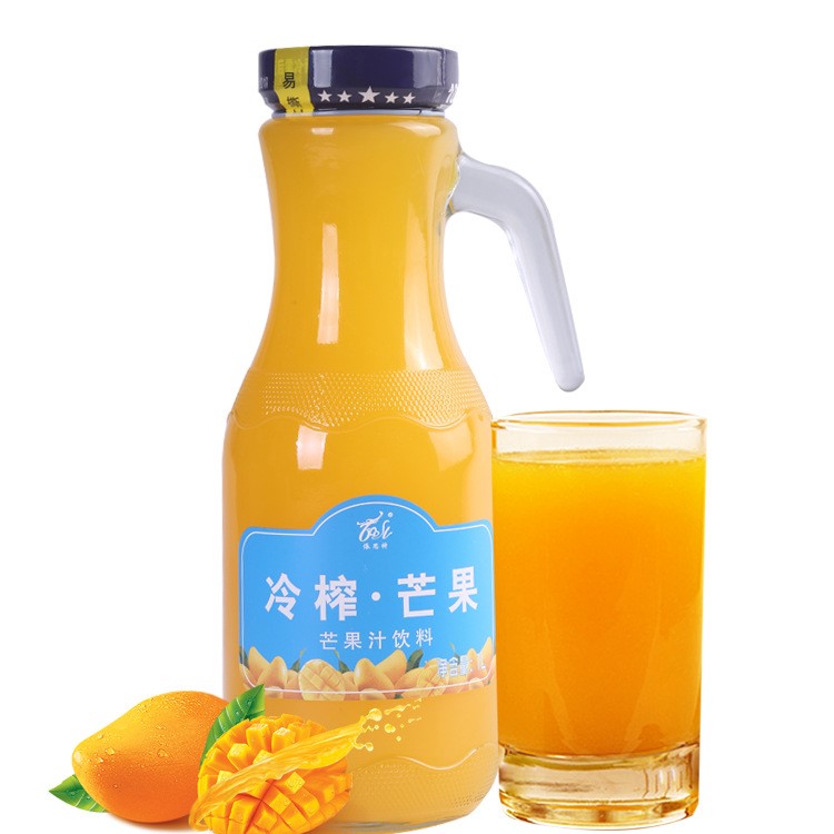 依思特芒果汁飲料1L*6瓶裝芒果汁 果汁飲料冷榨芒果汁批發(fā)代加工