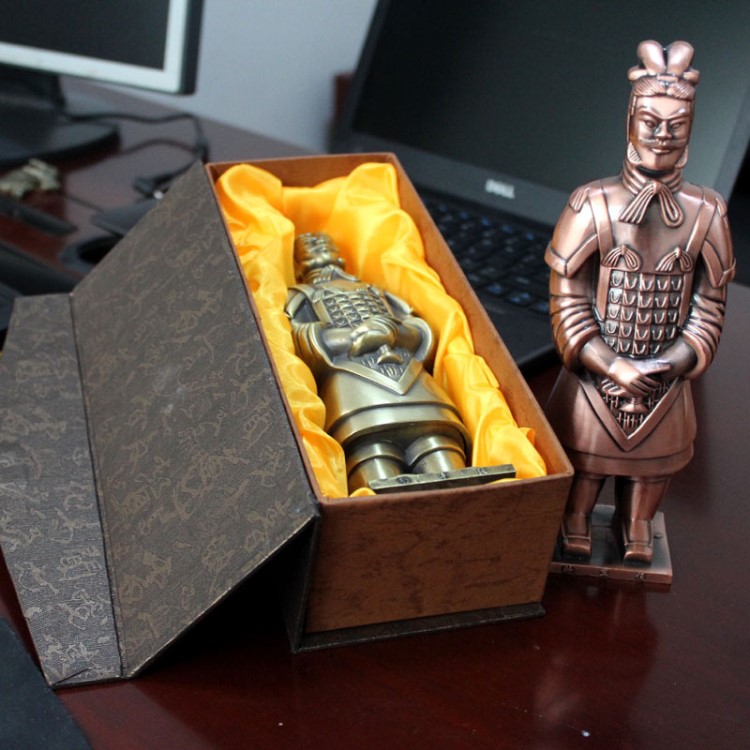 兵馬俑擺件工藝品 陜西特色 西安旅游品中國風(fēng)出國禮品送老外