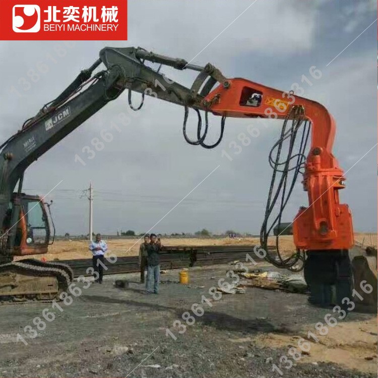 壓樁機 振動打樁機 挖機改裝液壓振動錘 高頻振動錘