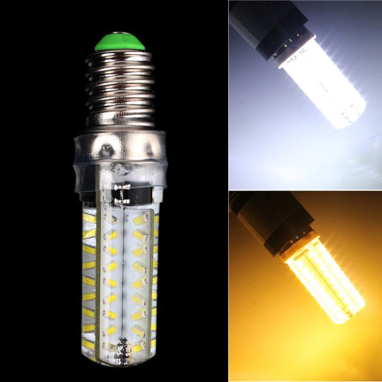 E14調(diào)光led燈珠72珠3014SMD360度發(fā)光高亮220Vled節(jié)能小燈泡批發(fā)