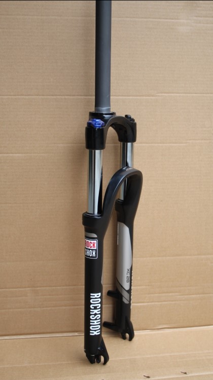 速聯(lián)ROCKSHOX XC28前叉油壓避震肩控前叉山地車自行車前叉黑色