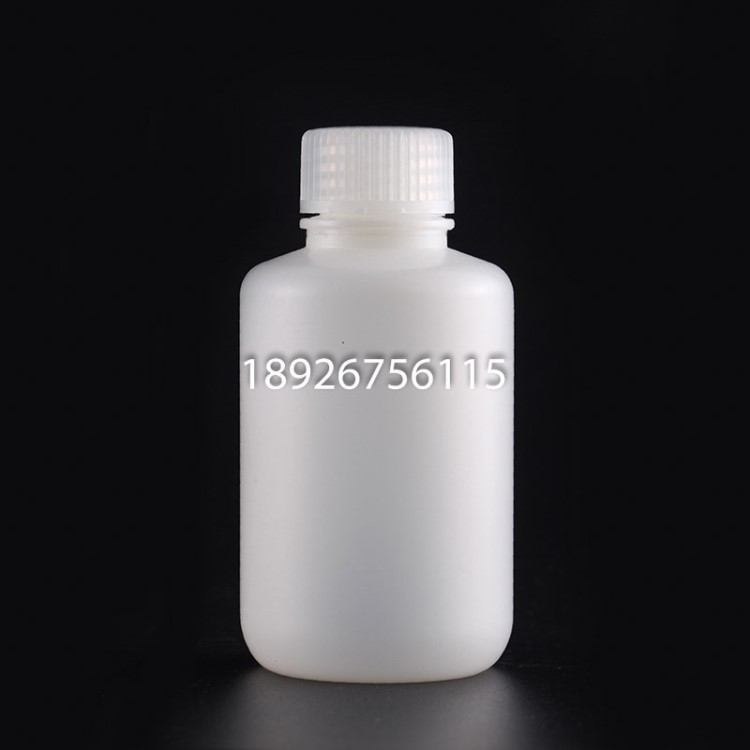HDPE塑料試劑瓶250ml窄口小口本色白色液體瓶螺旋蓋廠價直銷批發