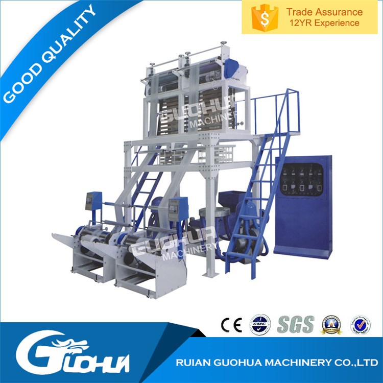 供應(yīng)（廠家直銷(xiāo)）單螺桿雙機(jī)頭吹膜機(jī)組
