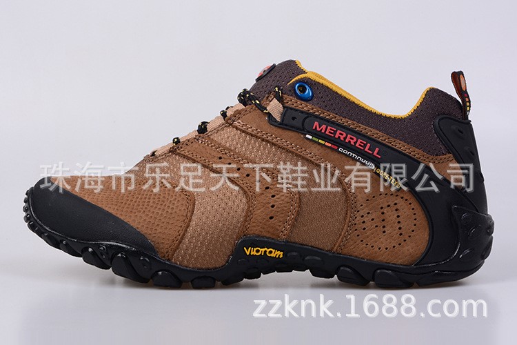 厂家直销迈乐merrell 真皮户外登山鞋徒步运动男鞋 防滑耐磨