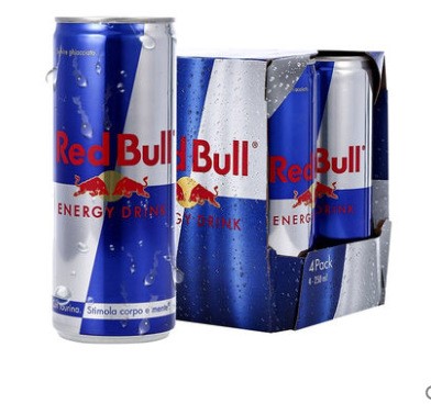 RedBull奥地利红牛250ml*4瓶加强版牛磺酸维生素带汽功能饮料