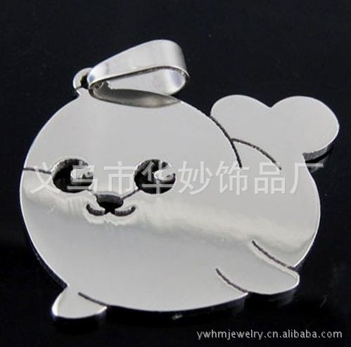 鈦鋼狗牌批發(fā) 小海豹狗牌 動(dòng)物系列飾品低價(jià)批發(fā) 不銹鋼款式眾多