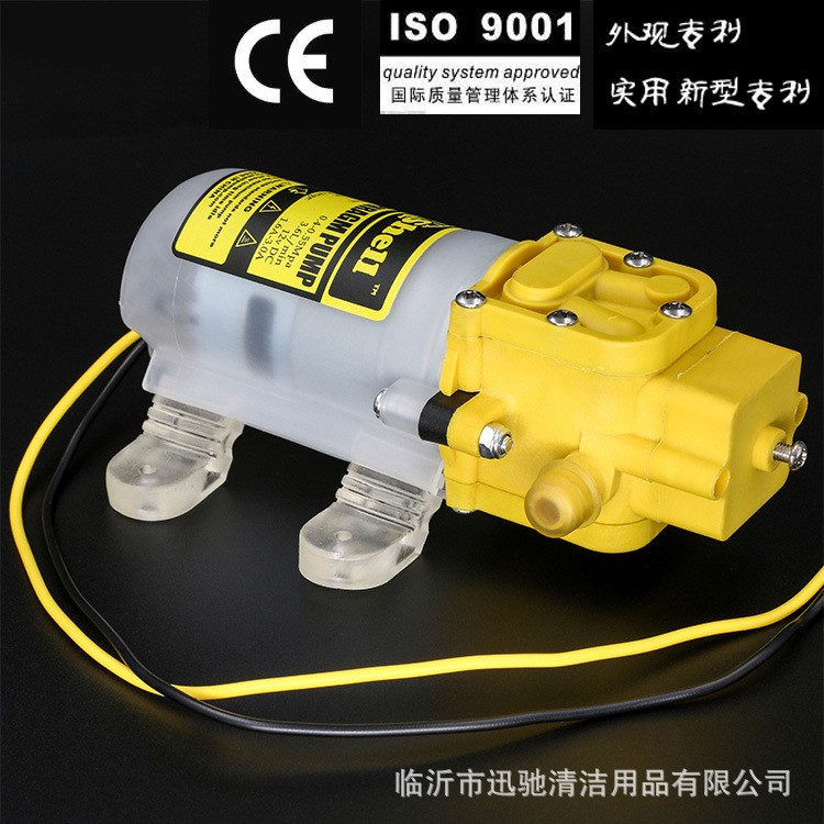 背負式電動噴霧器隔膜水泵內回流(無壓力開關）微型隔膜增壓泵