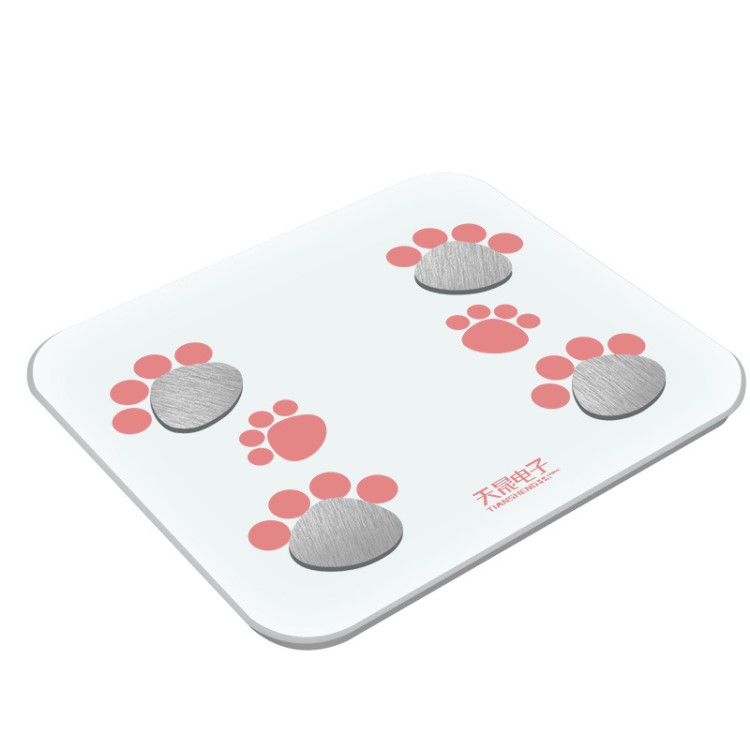 天晟智能體重秤USB充電體脂秤新款脂肪秤led顯示藍牙連接app手機