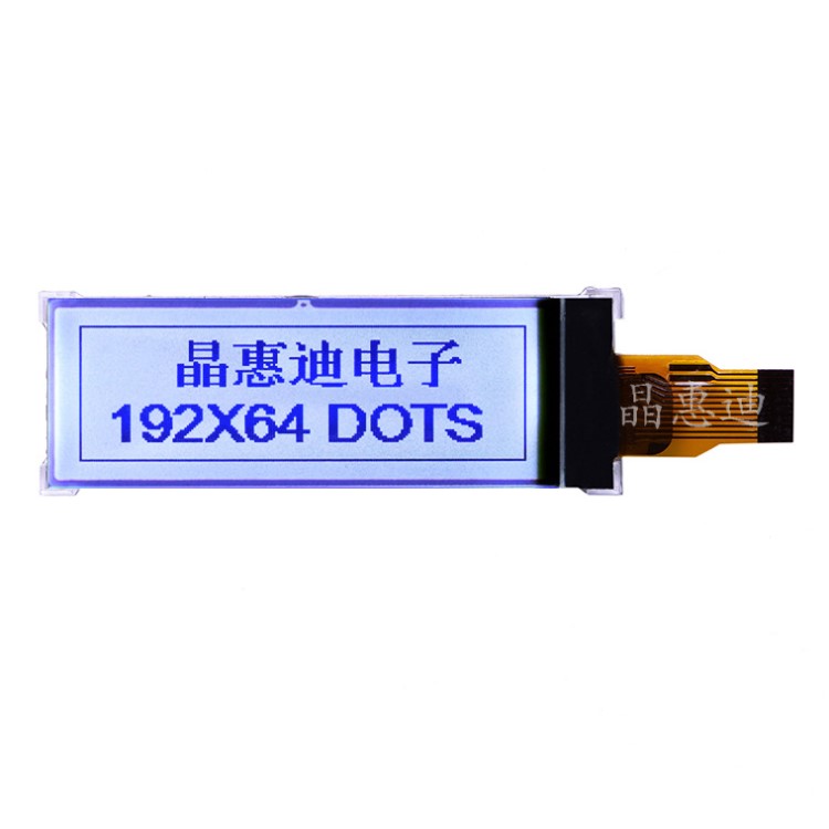 LCD/19264/點陣/液晶屏/1.8寸/COG/豎屏/SPI/黑白屏/正顯