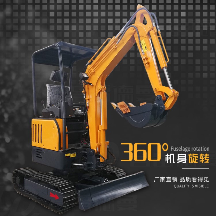 沙場專小鉤機回填土挖溝微型迷你挖掘機廠家現(xiàn)貨全國聯(lián)保