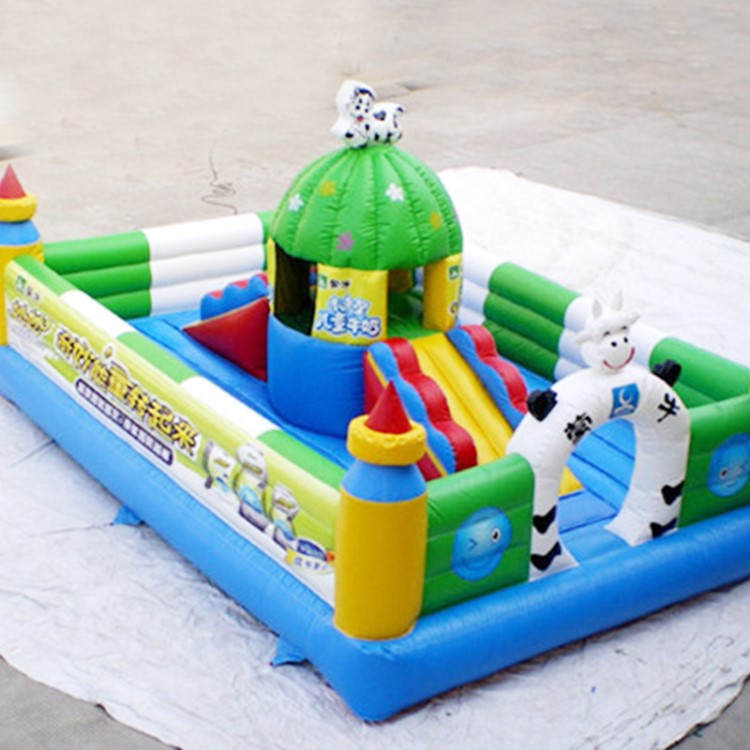 蒙牛奶粉充气城堡奶粉做活动吸引人气充气蹦蹦床
