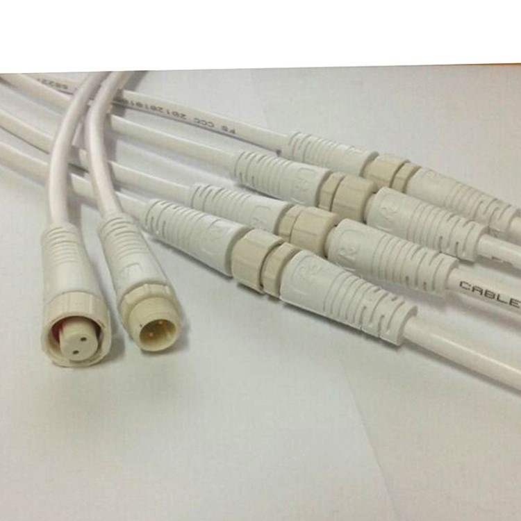 廠家自產通訊信號網絡視頻監控器LED燈專用M10太空高速防水連接器