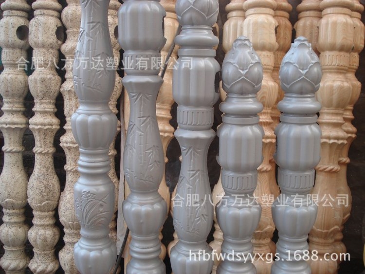 廠家直銷羅馬柱欄桿現澆水泥花瓶柱塑料模具陽臺及樓梯扶手圍欄等