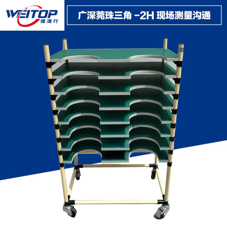 深圳線棒精益管廠家批發(fā)防靜電老化測試架PCB手推工具車多層定制
