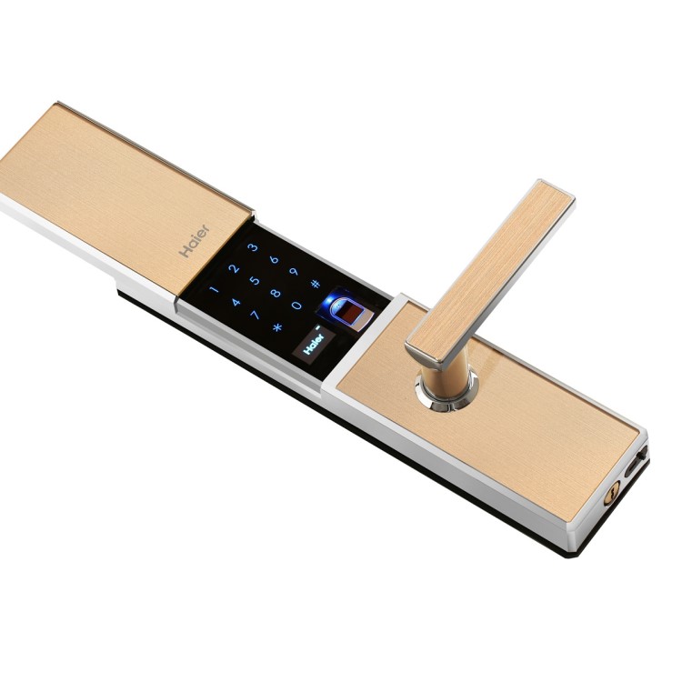 Haier/海爾指紋鎖家用防盜門密碼鎖智能鎖電子鎖全國(guó)聯(lián)保