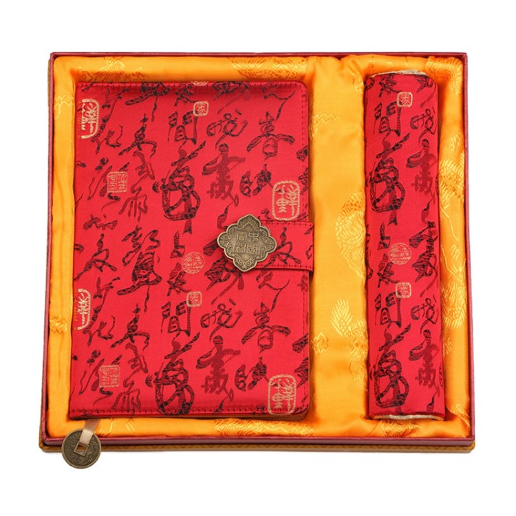 云錦記事本鼠標(biāo)墊 南京云錦商務(wù)禮品 筆記本南京特產(chǎn) 游戲辦公