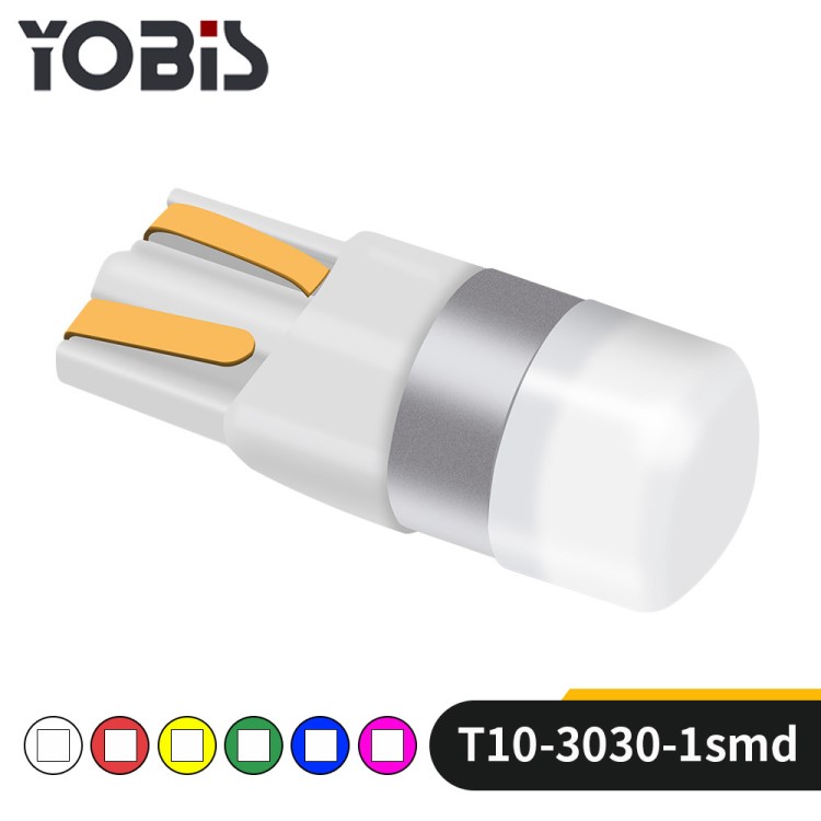 優(yōu)彼斯跨境汽車t10 示寬燈1smd 3030 led車燈恒流解碼小燈泡新款