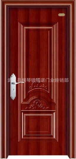 浙江永康廠家供應(yīng)7CM套色轉(zhuǎn)印鋼質(zhì)室內(nèi)門 鋼套門
