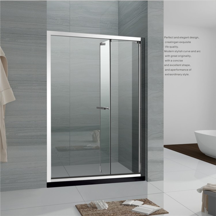 廠家批發不銹鋼淋浴房浴室玻璃隔斷現貨批發型材配件衛生間門