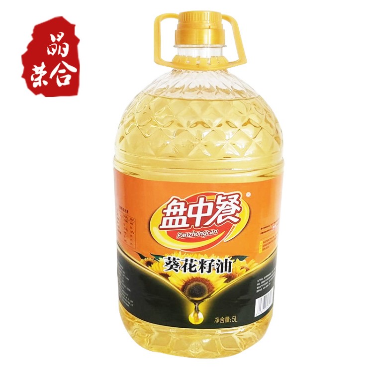 廠家供應高油酸葵花籽油5L桶裝葵花籽油調和油精煉植物油批發