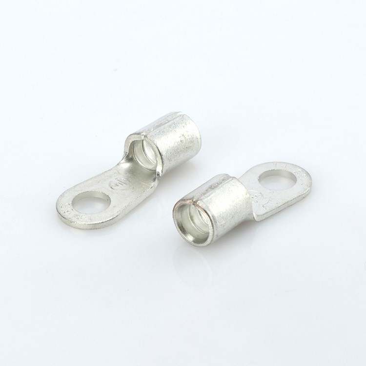 供應RNB14-6S無絕緣護套圓形端子圓形裸端頭 紫銅接線耳