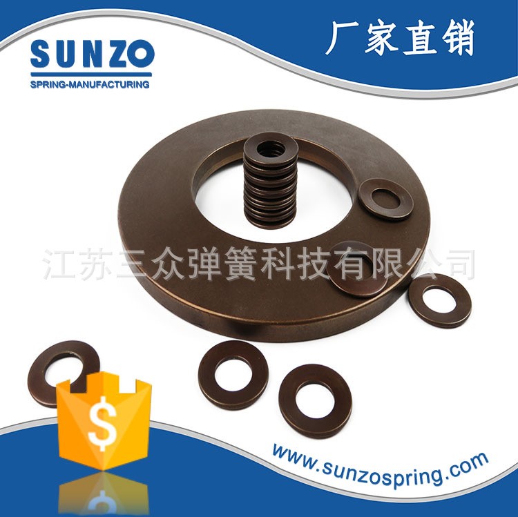品牌廠家加工耐高溫Inconel 718碟簧、碟墊、碟形彈簧片 混批