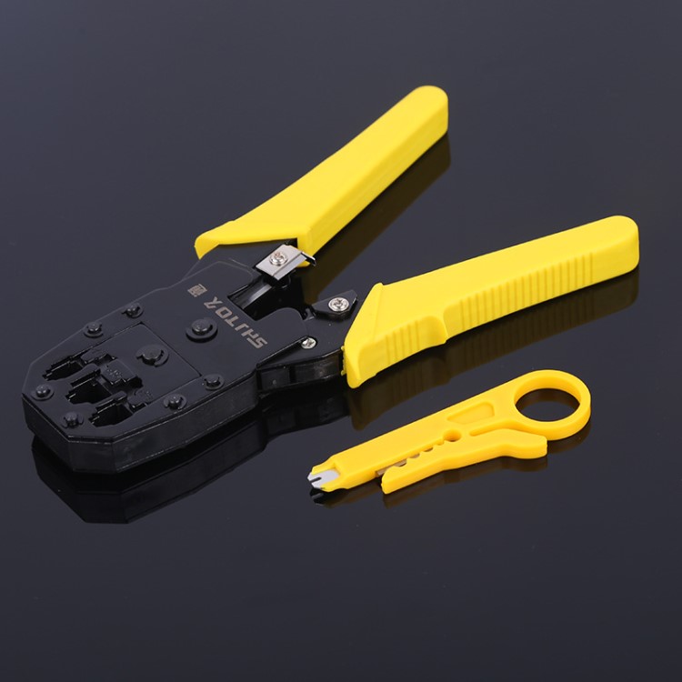 厂家直销 高碳钢包塑柄三用网络钳 压线钳五金工具临沂批发